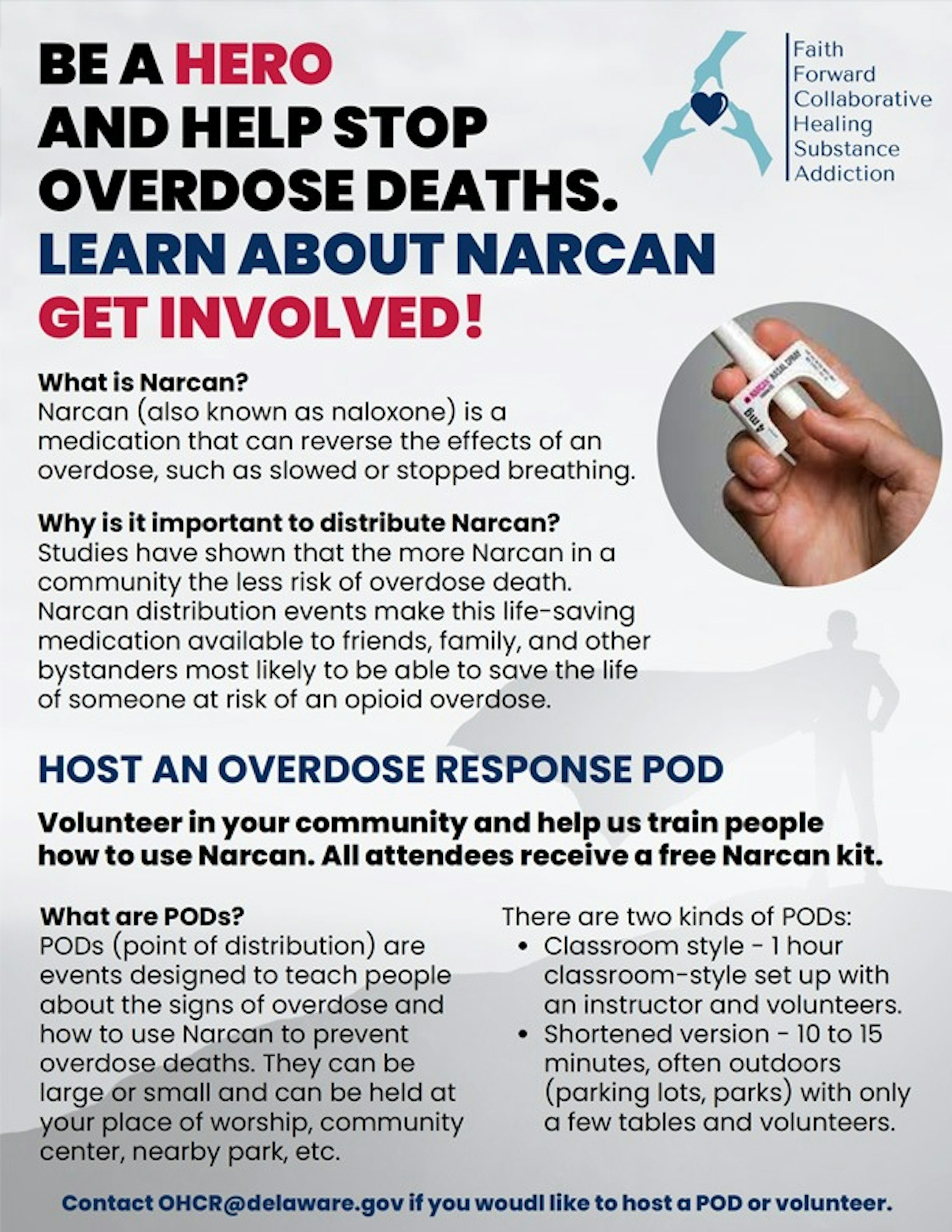 Faith Forward Collaborative Narcan Flyer